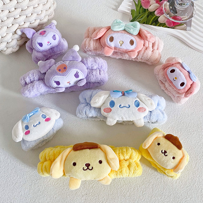 Anime Cosplay Makeup - 3Pcs/set Anime Cartoon Washing Headband Set