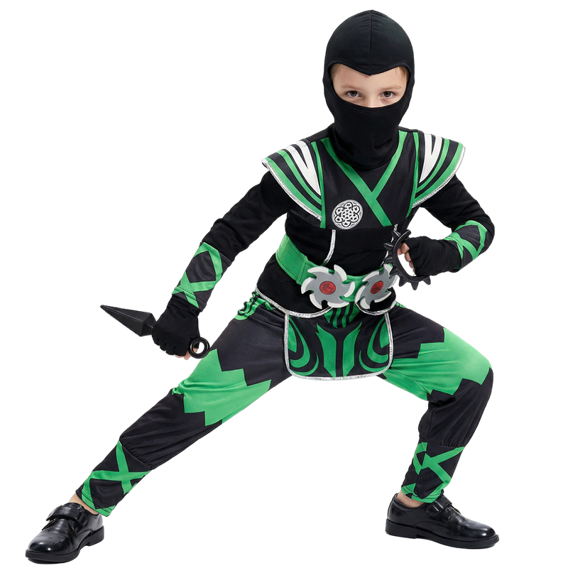 Anime Cosplay Kid - Japanese Ninja Costume Set for Children