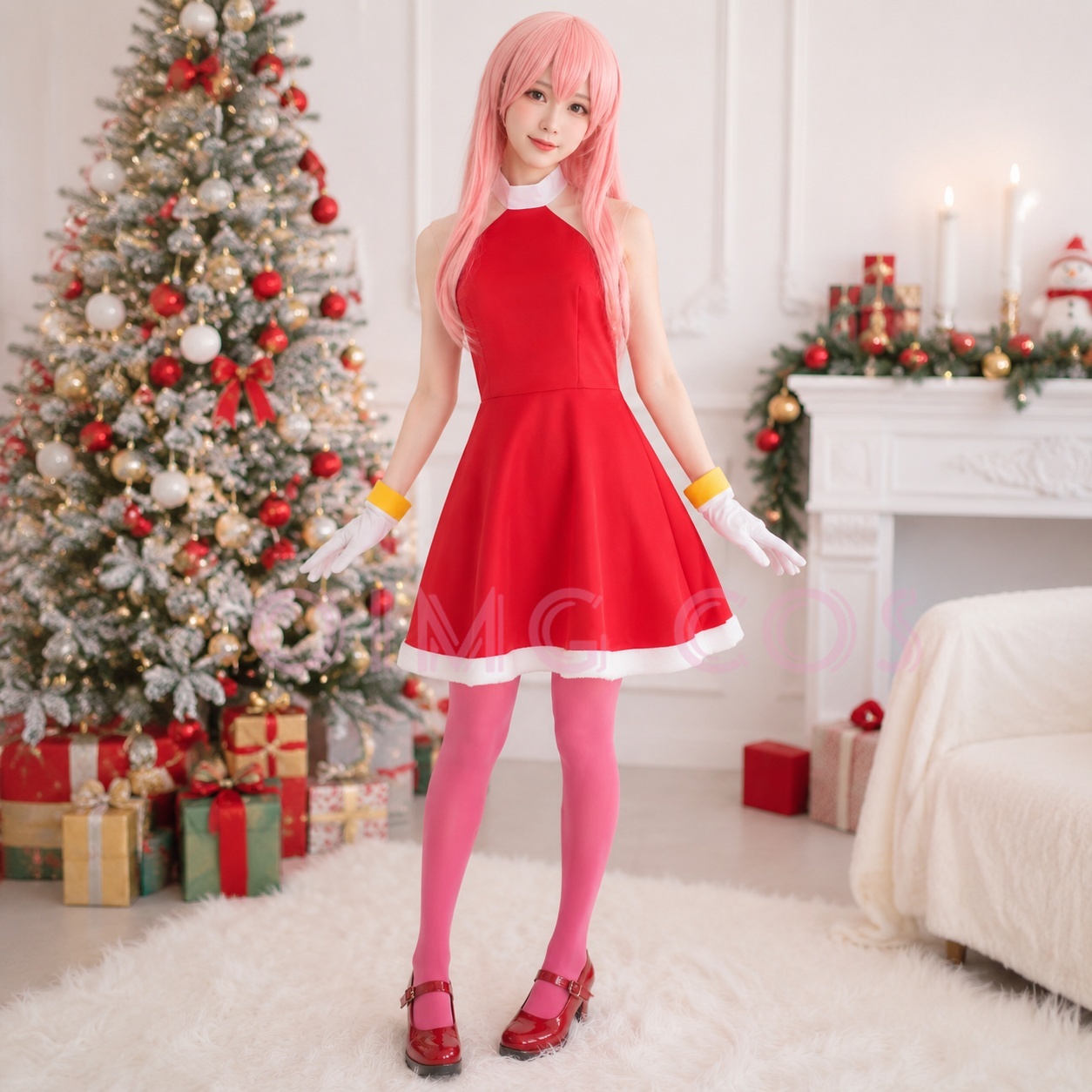 Anime Cosplay Dress For Women - Amy Rose Cosplay Costume Adult Carnival