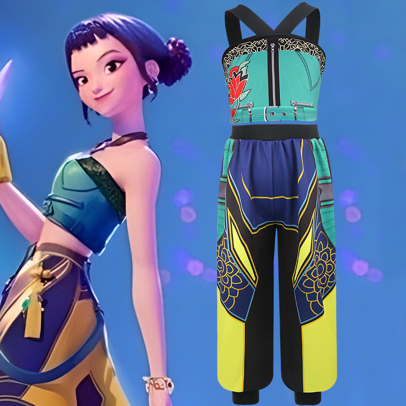 Cosplay Korean Anime - Korea Pop Kids Cosplay Costume Girl