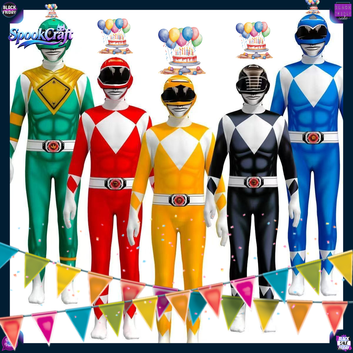 Anime Cosplay Kid - New Power Samurai Sentai Shinkenger Rangers