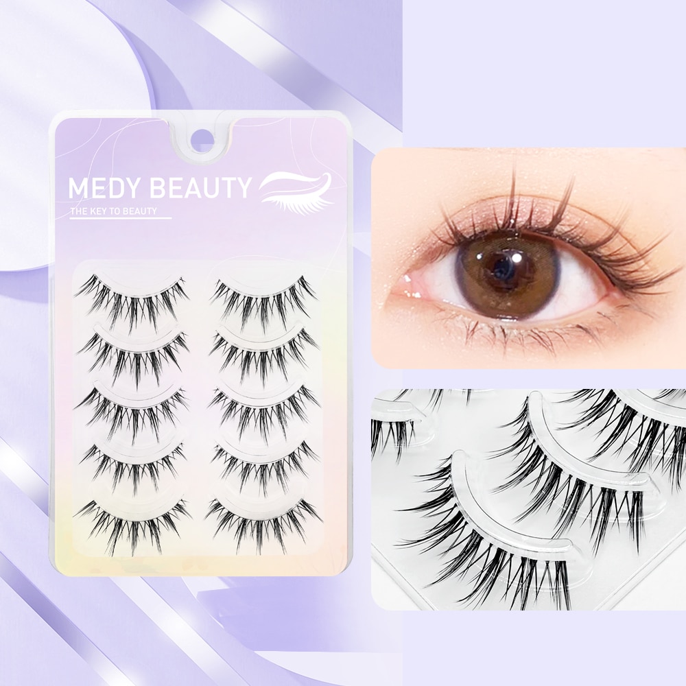 Anime Cosplay Lashes - 3D Lashes Premade Fan A/M Shape