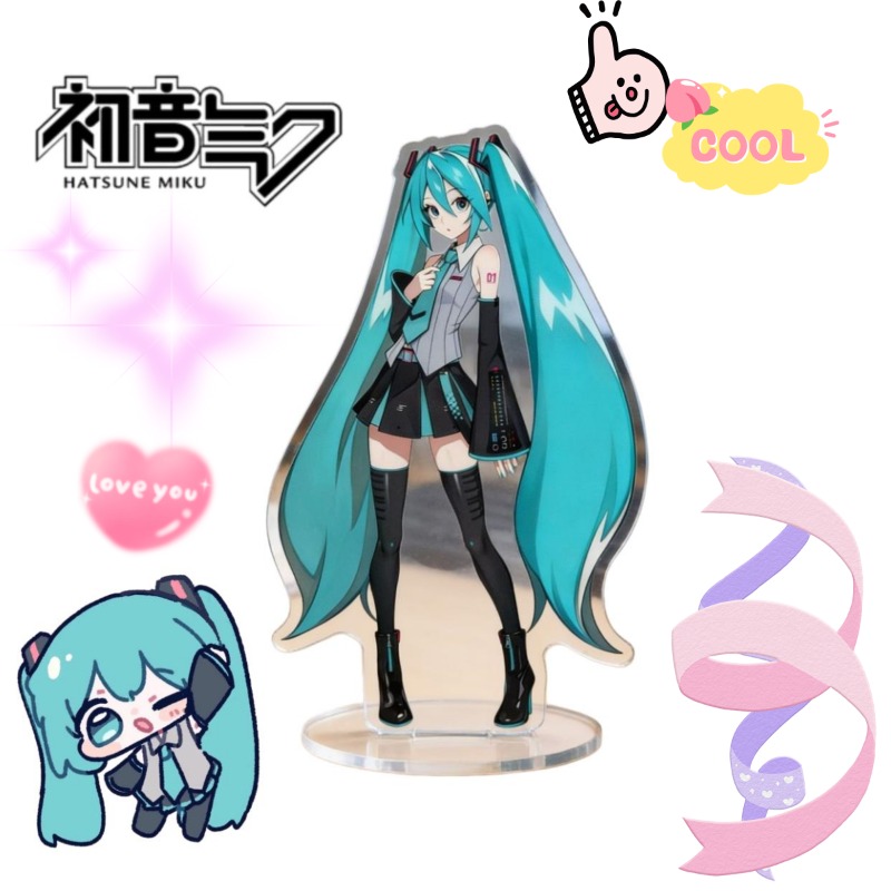 Hatsune Miku 10cm Acrylic Stan - Anime Cosplay And Costumes ulasan dan harga