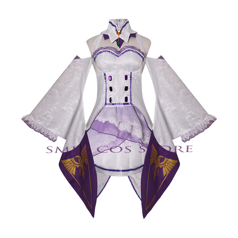 Emilia Cosplay Anime Re Zero K - Anime Cosplay Dress For Women ulasan dan harga