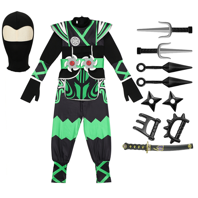 Japanese Ninja Costume Set for - Anime Cosplay Kid ulasan dan harga