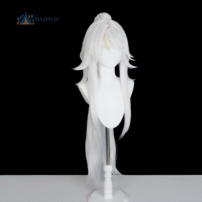 Zibai Cosplay Wig Genshin Impa - Anime Cosplay Long Hair ulasan dan harga