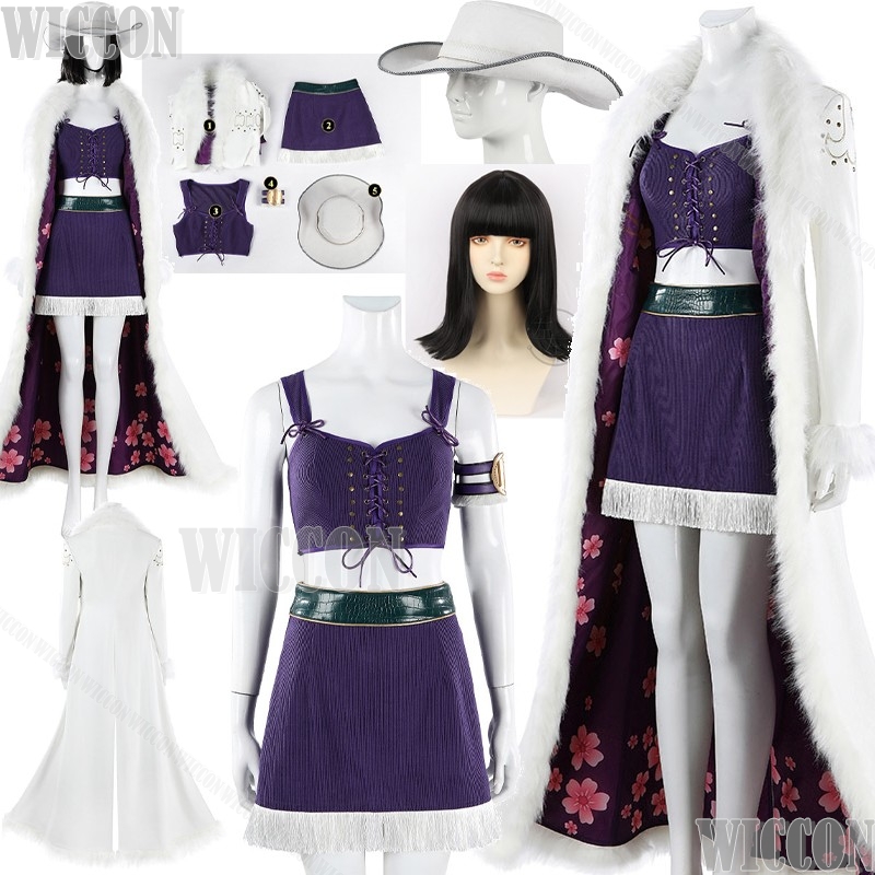 Nico Anime Movie Robin cosplay - Anime Cosplay Long Hair ulasan dan harga
