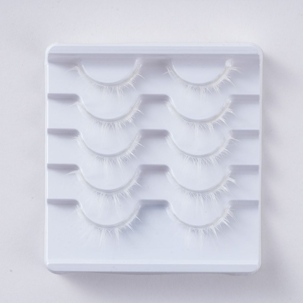 White White Anime Eyelashes Ja - Anime Cosplay Lashes ulasan dan harga