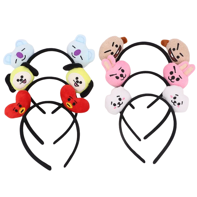 Kawaii BT21 Hairband Anime RJ  - Anime Cosplay Makeup ulasan dan harga