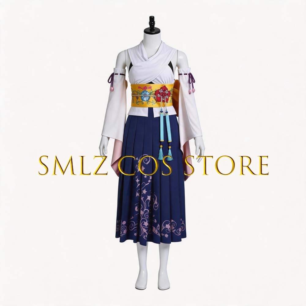 Smlz FFX Yuna Cosplay Anime FF - Anime Cosplay Dress For Women ulasan dan harga