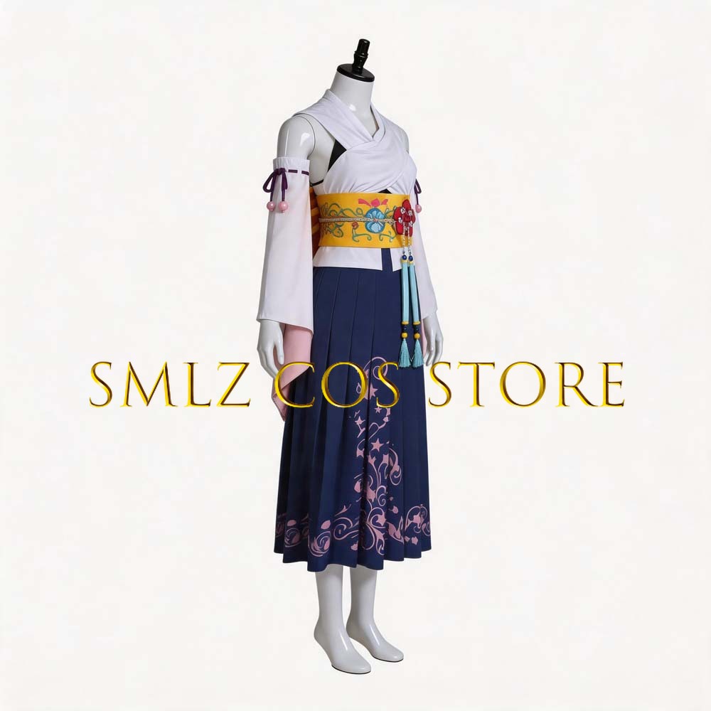 Smlz FFX Yuna Cosplay Anime FF - Anime Cosplay Dress For Women ulasan dan harga