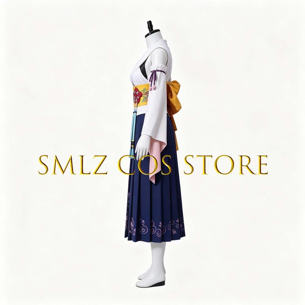 Smlz FFX Yuna Cosplay Anime FF - Anime Cosplay Dress For Women ulasan dan harga