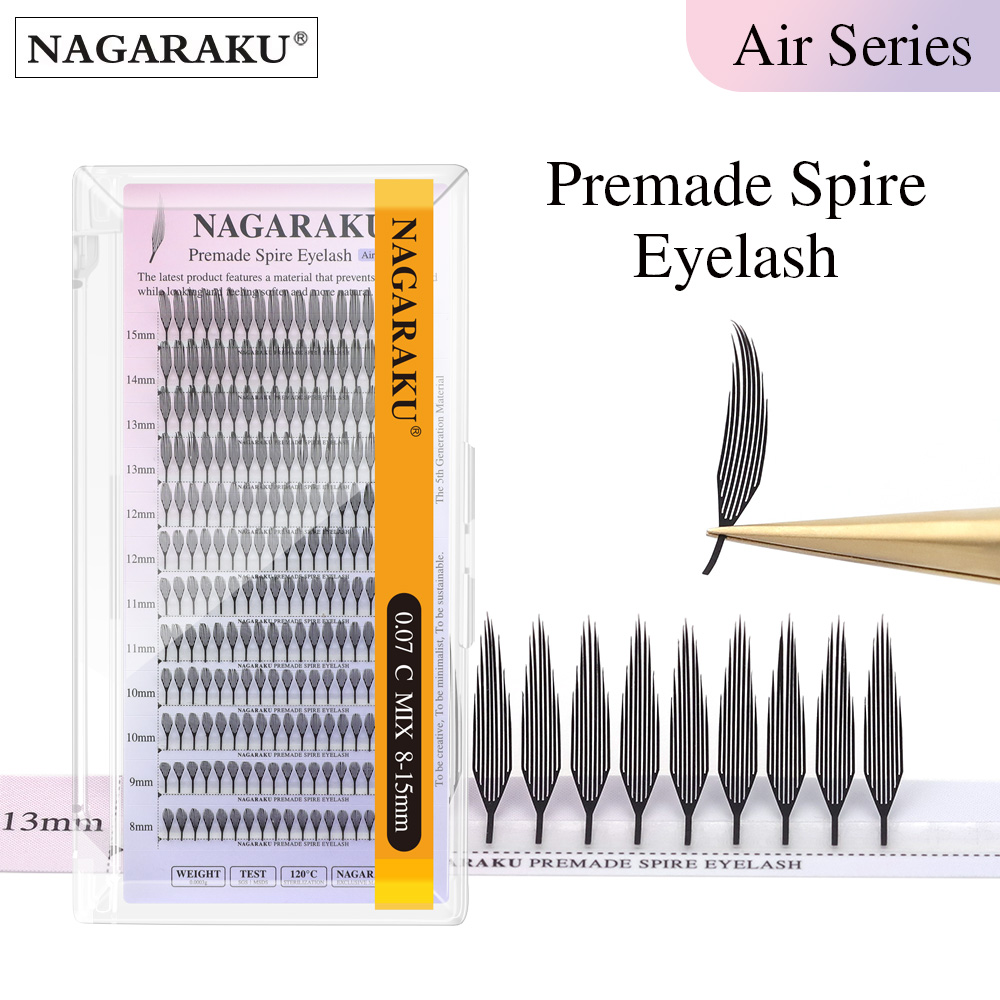 NAGARAKU Premade Spire Eyelash - Anime Cosplay Lashes ulasan dan harga