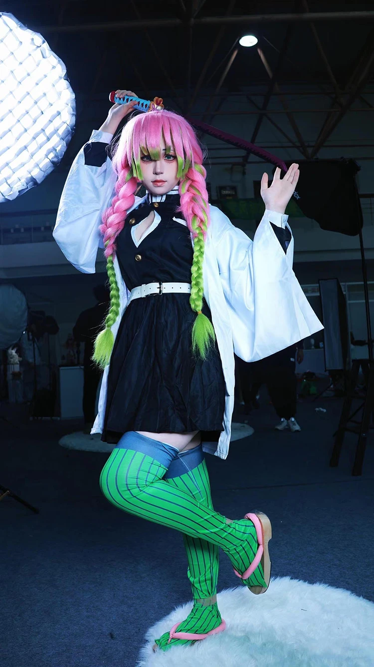 Anime Kanroji Mitsuri Cosplay  - Anime Cosplay Kid ulasan dan harga