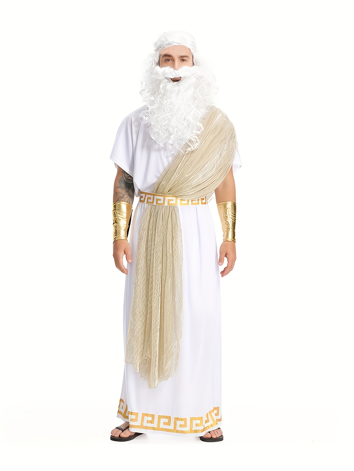 Men Zeus Greek God Costume Anc - Anime Cosplay And Costumes ulasan dan harga