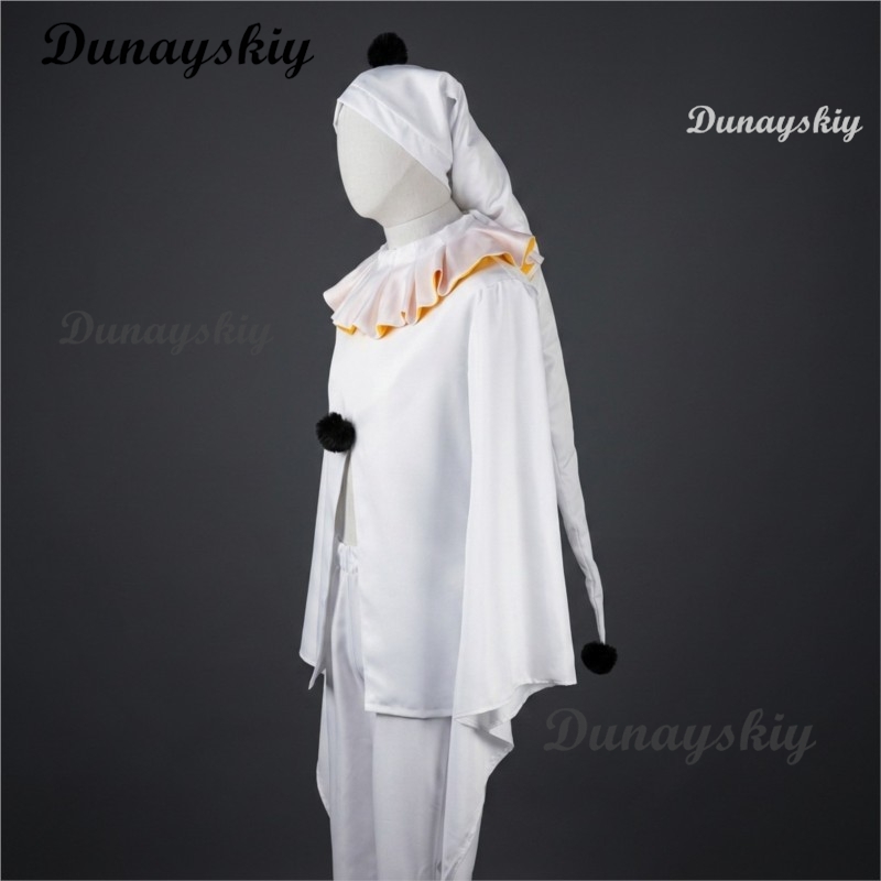 Pierrot Freak Party White Clow - Anime Cosplay Long Hair ulasan dan harga