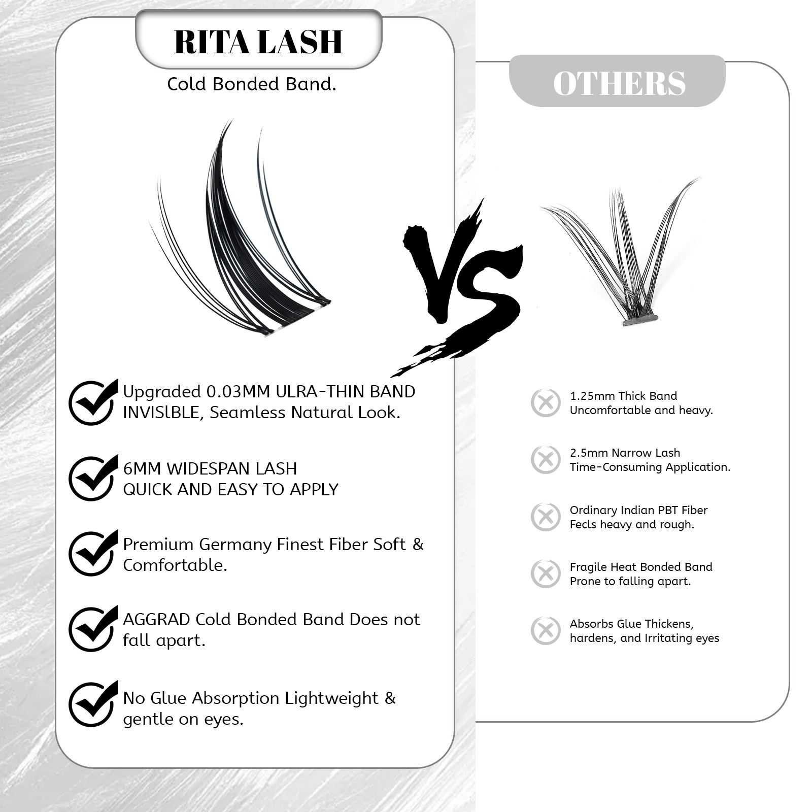 Viva | RITALASH 120pcs Manga M - Anime Cosplay Lashes ulasan dan harga