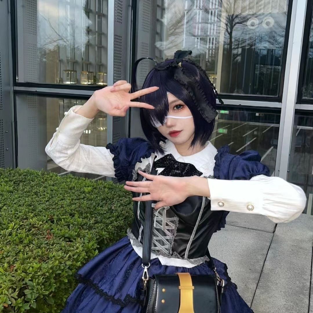 Rikka Takanashi Cosplay Costum - Anime Cosplay Lolita ulasan dan harga
