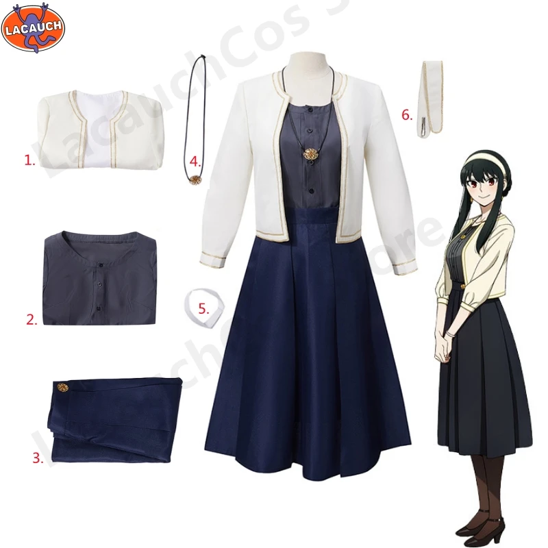 SPY x FAMILY Yor Forger Cospla - Spy Family Outfit ulasan dan harga