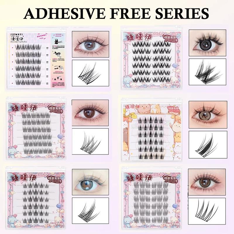 6 Rows Diy Segmented False Eye - Anime Cosplay Lashes ulasan dan harga
