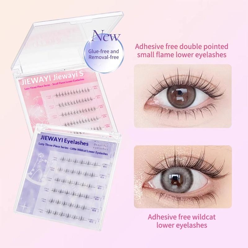 6 Rows Diy Segmented False Eye - Anime Cosplay Lashes ulasan dan harga