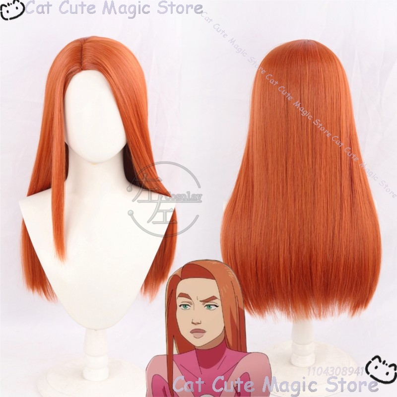 Samantha Eve Wilkins Atom Eve  - Anime Cosplay Long Hair ulasan dan harga