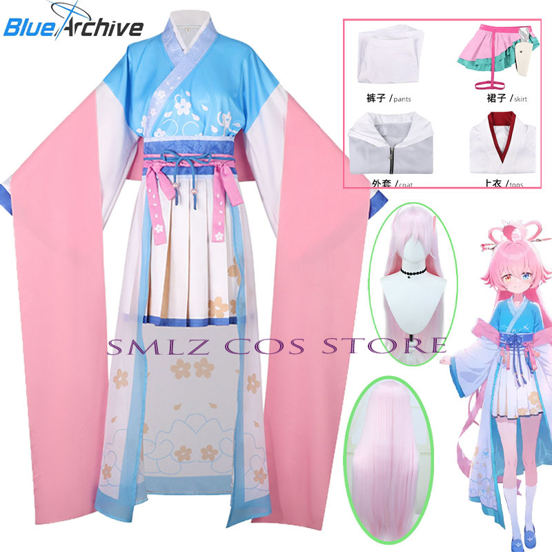 Game Blue Archive Takanashi Ho - Anime Cosplay Dress For Women ulasan dan harga
