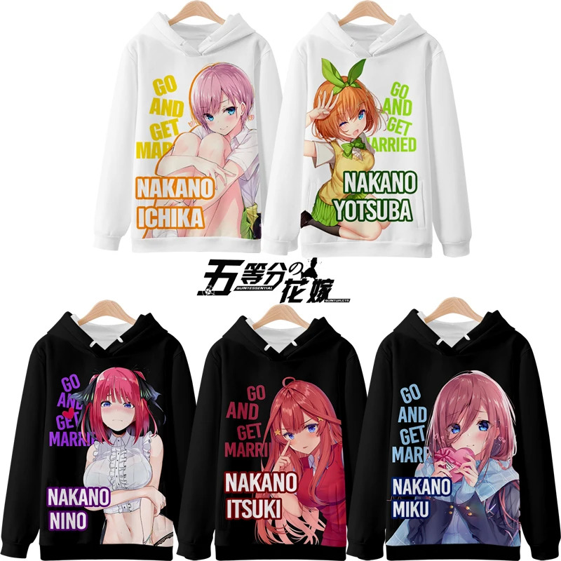 vivi 2025 3D Hoodies The Quint - Quintuplets Anime Cosplay ulasan dan harga