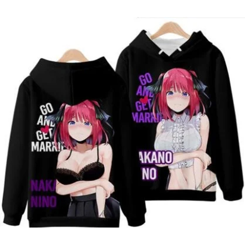 vivi 2025 3D Hoodies The Quint - Quintuplets Anime Cosplay ulasan dan harga