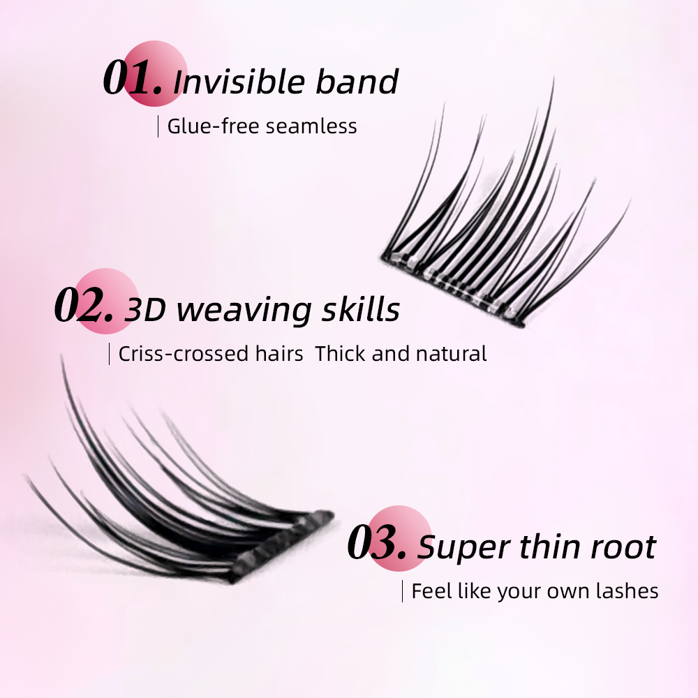Yelix DIY Self-Adhesive Cluste - Anime Cosplay Lashes ulasan dan harga