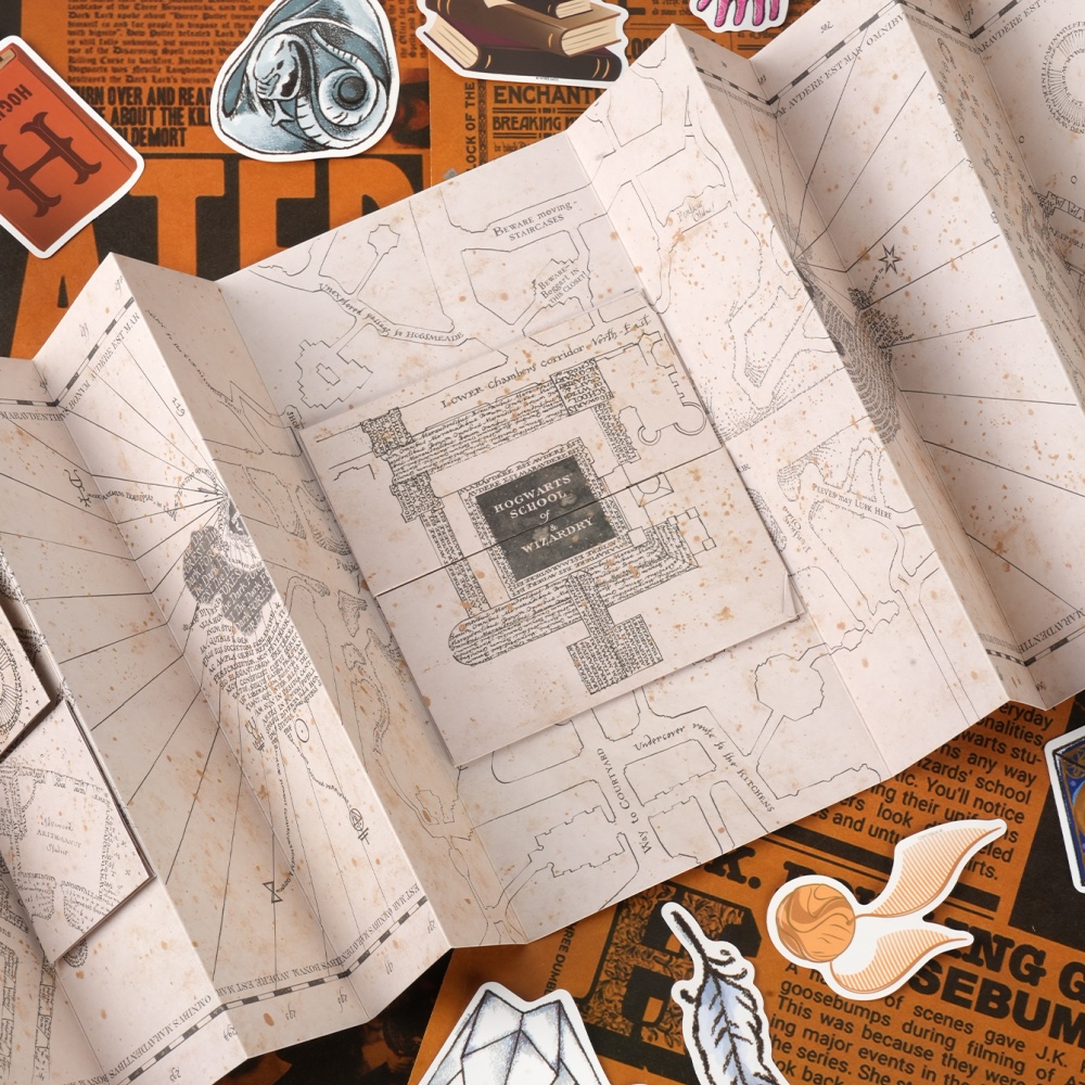 1PC Map Of The Marauder's Scho - Anime Cosplay And Costumes ulasan dan harga