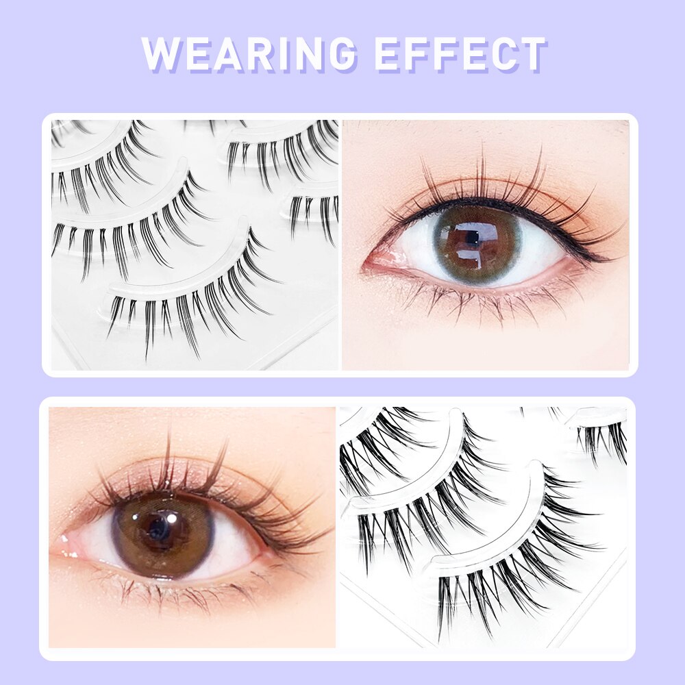 3D Lashes Premade Fan A/M Shap - Anime Cosplay Lashes ulasan dan harga