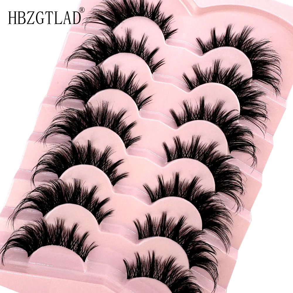 7/8PairsCat Eye Eyelashes mang - Anime Cosplay Lashes ulasan dan harga