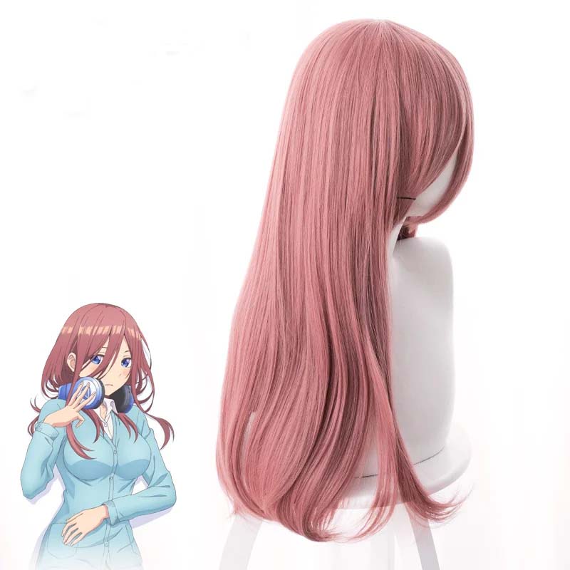 Dark Pink 50cm Heat Resistant  - Quintuplets Anime Cosplay ulasan dan harga